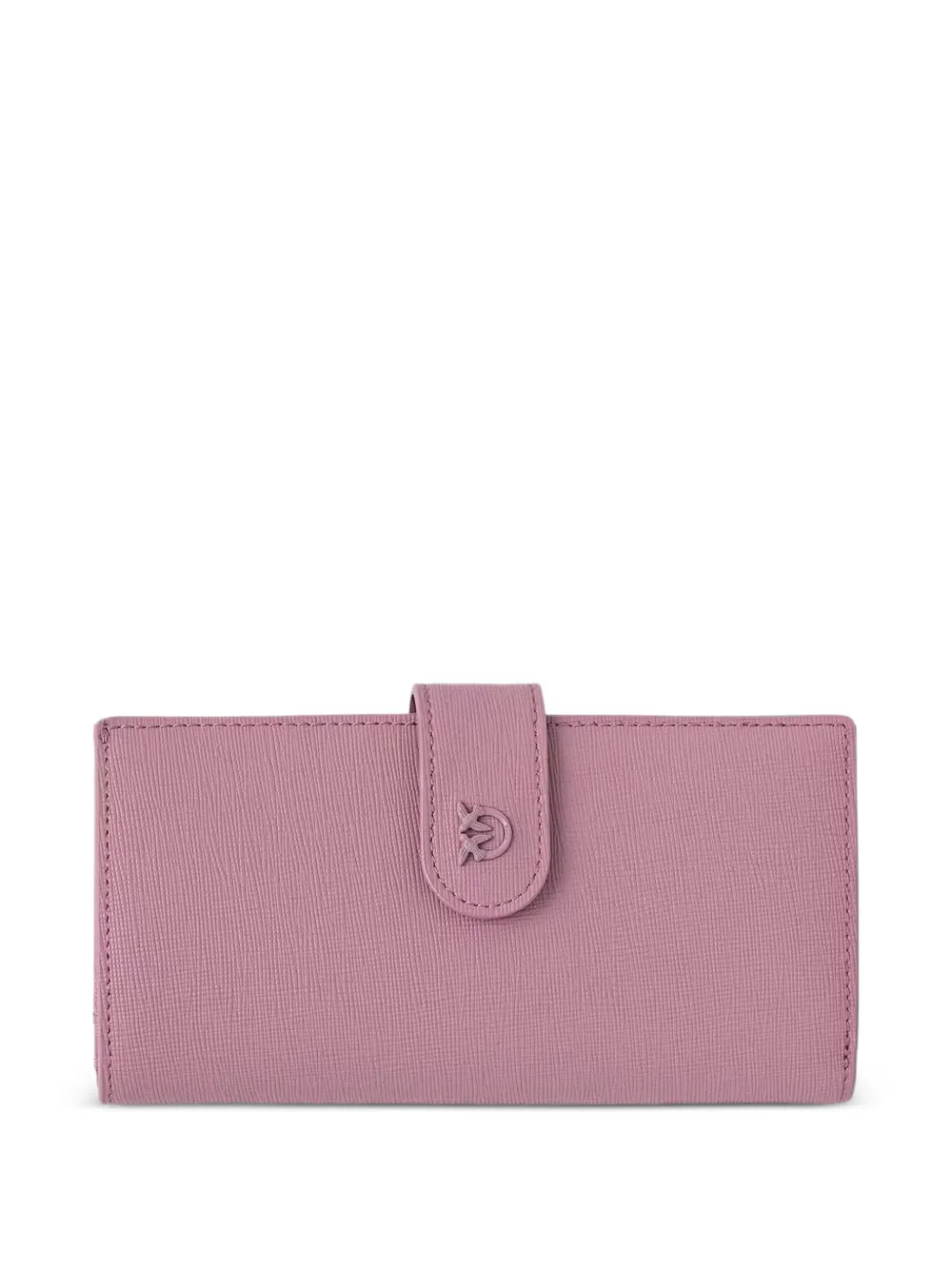 PINKO Leren portemonnee met textuur Roze