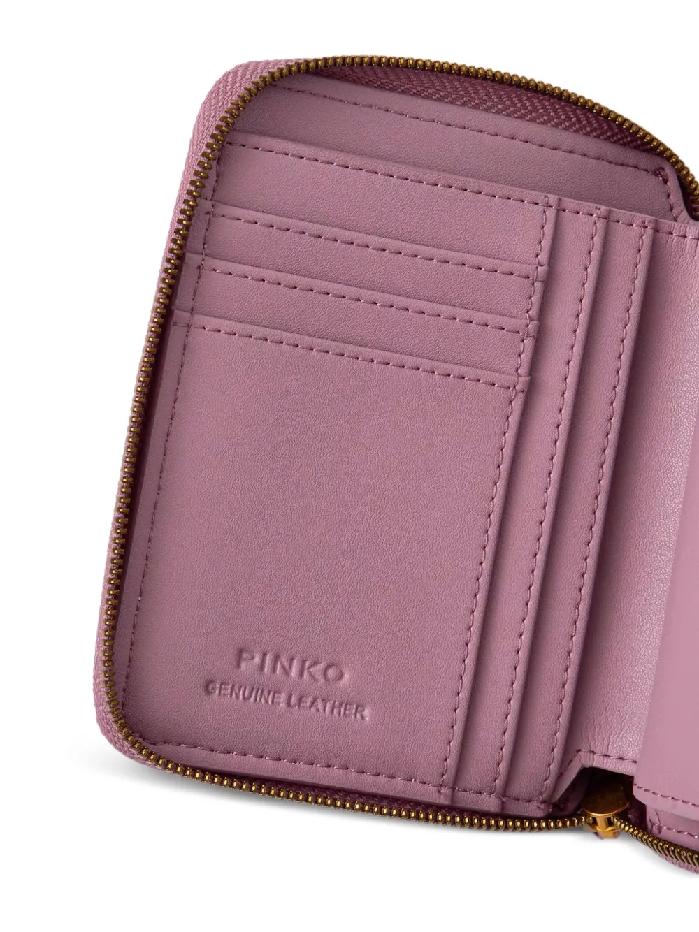 PINKO Leren portemonnee Roze