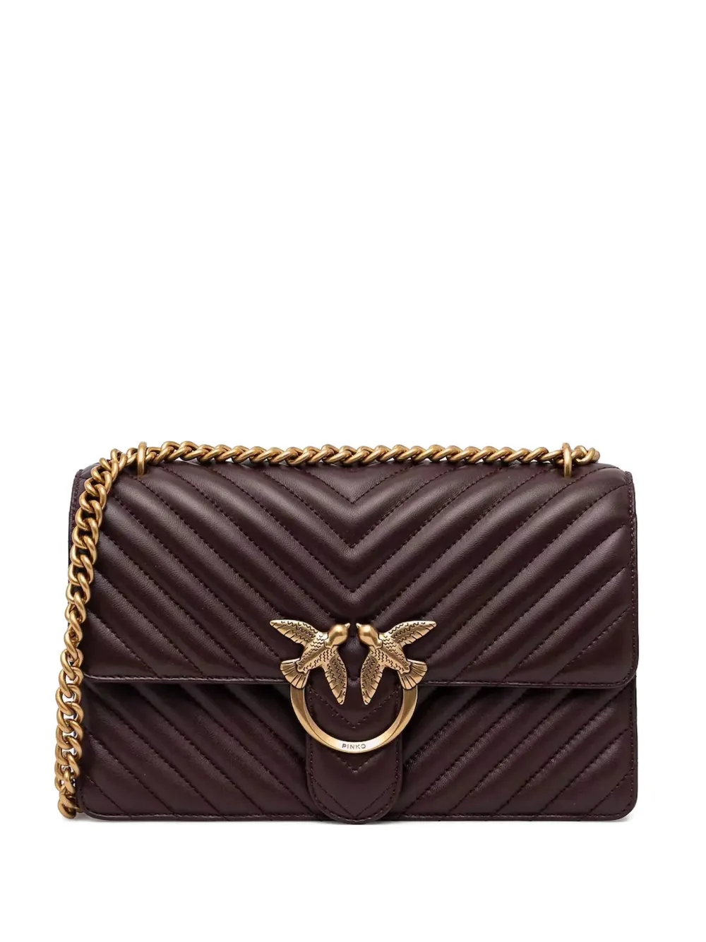 PINKO mini love One cross body bag - レッド PINKO mini love One cross body bag - レッド