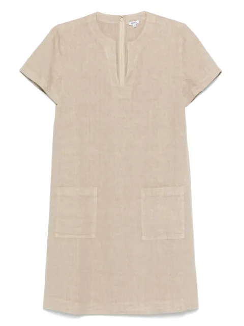 ASPESI slub linen  mini dress