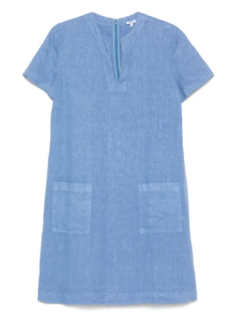 ASPESI slub linen mini dress