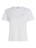 Tommy Hilfiger logo-embroidered T-shirt - White