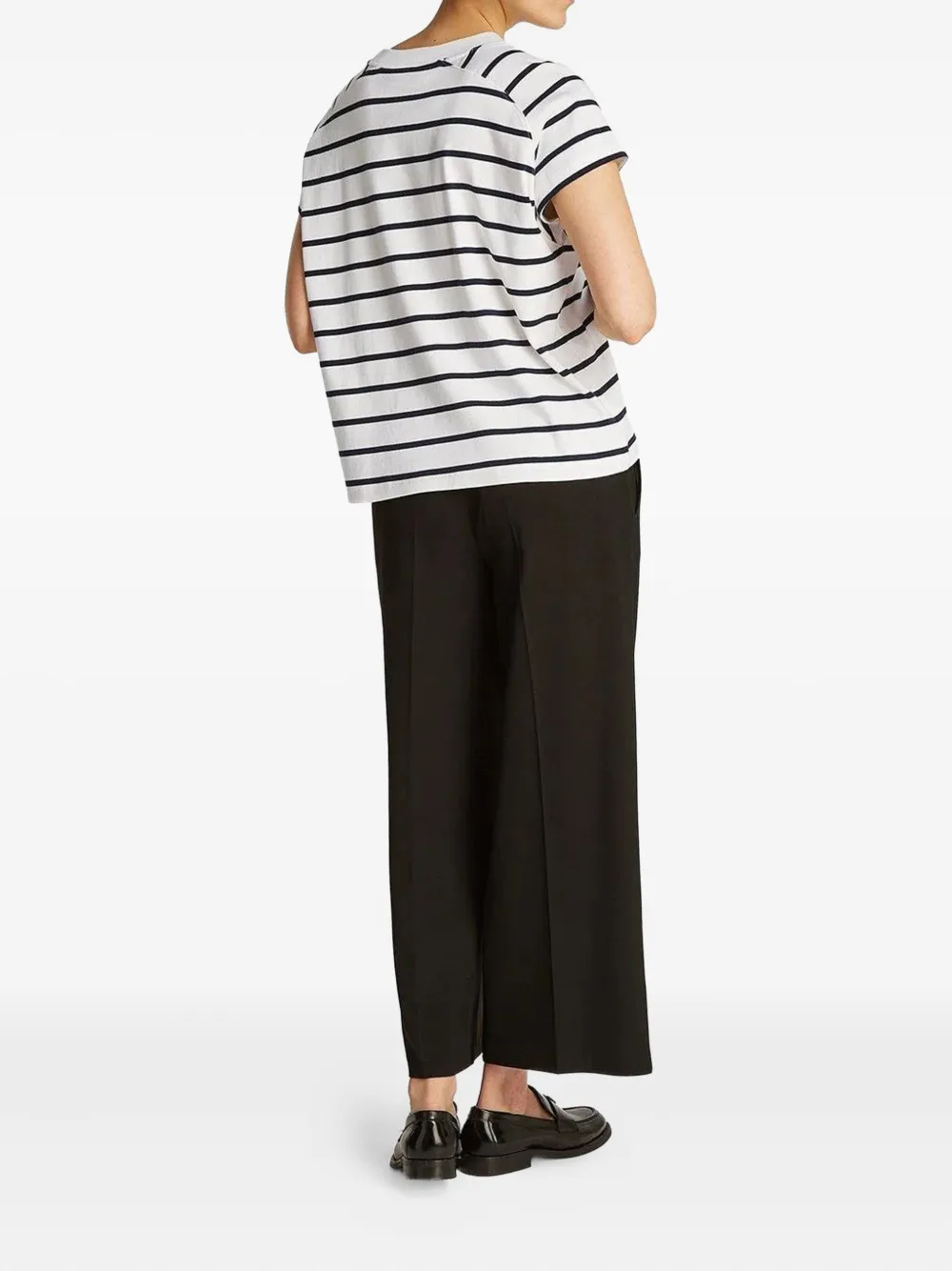 Tommy Hilfiger Gestreept T-shirt Wit