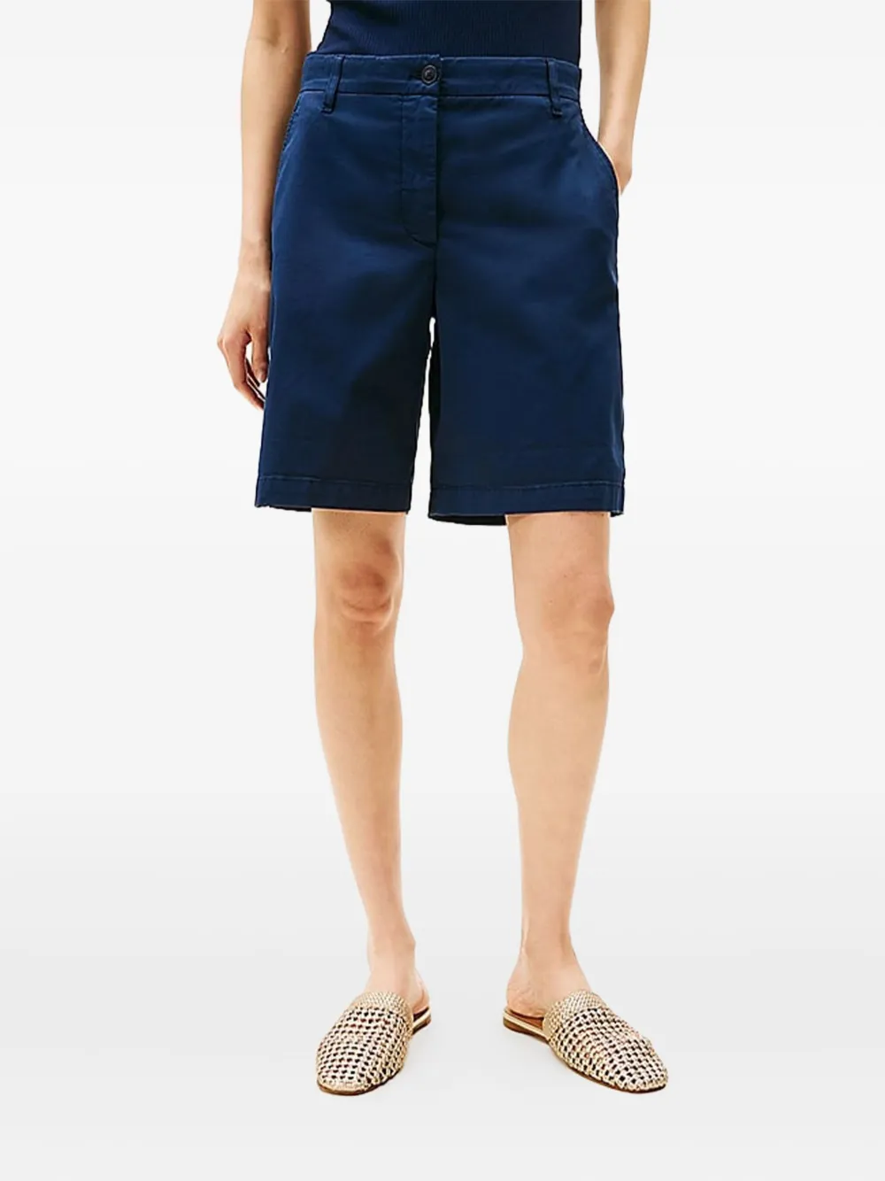 Tommy Hilfiger Knielange shorts Blauw