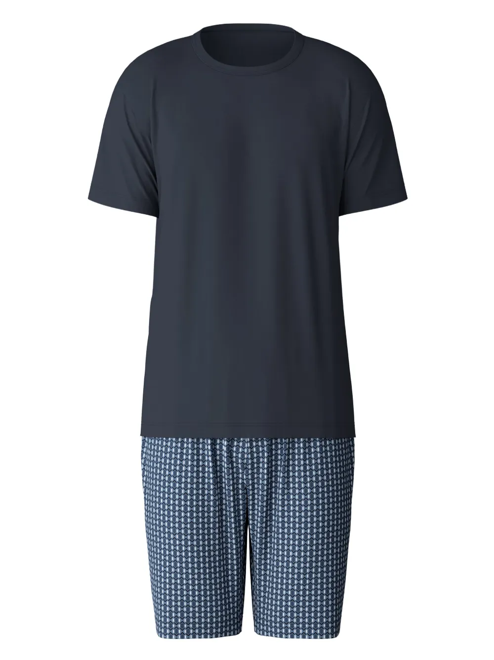 CALIDA Pyjama mit grafischem Print | Blau | Image 1