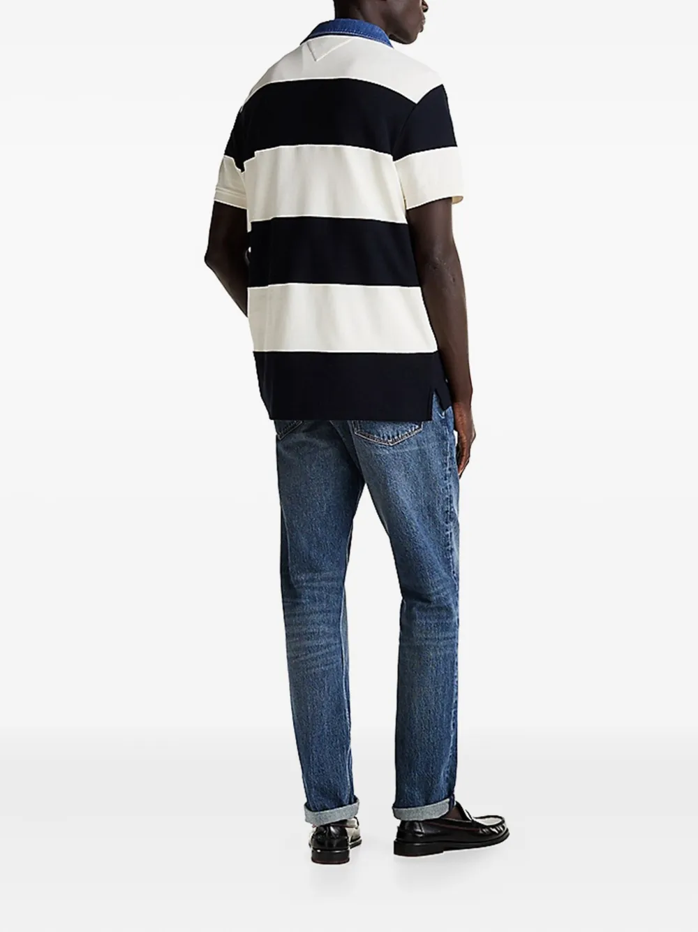 Tommy Hilfiger Gestreept poloshirt Blauw