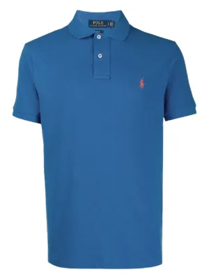 Polo Ralph Lauren ロゴ ポロシャツ | ブルー | FARFETCH JP