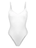 MC2 Saint Barth V-neck swimsuit - White