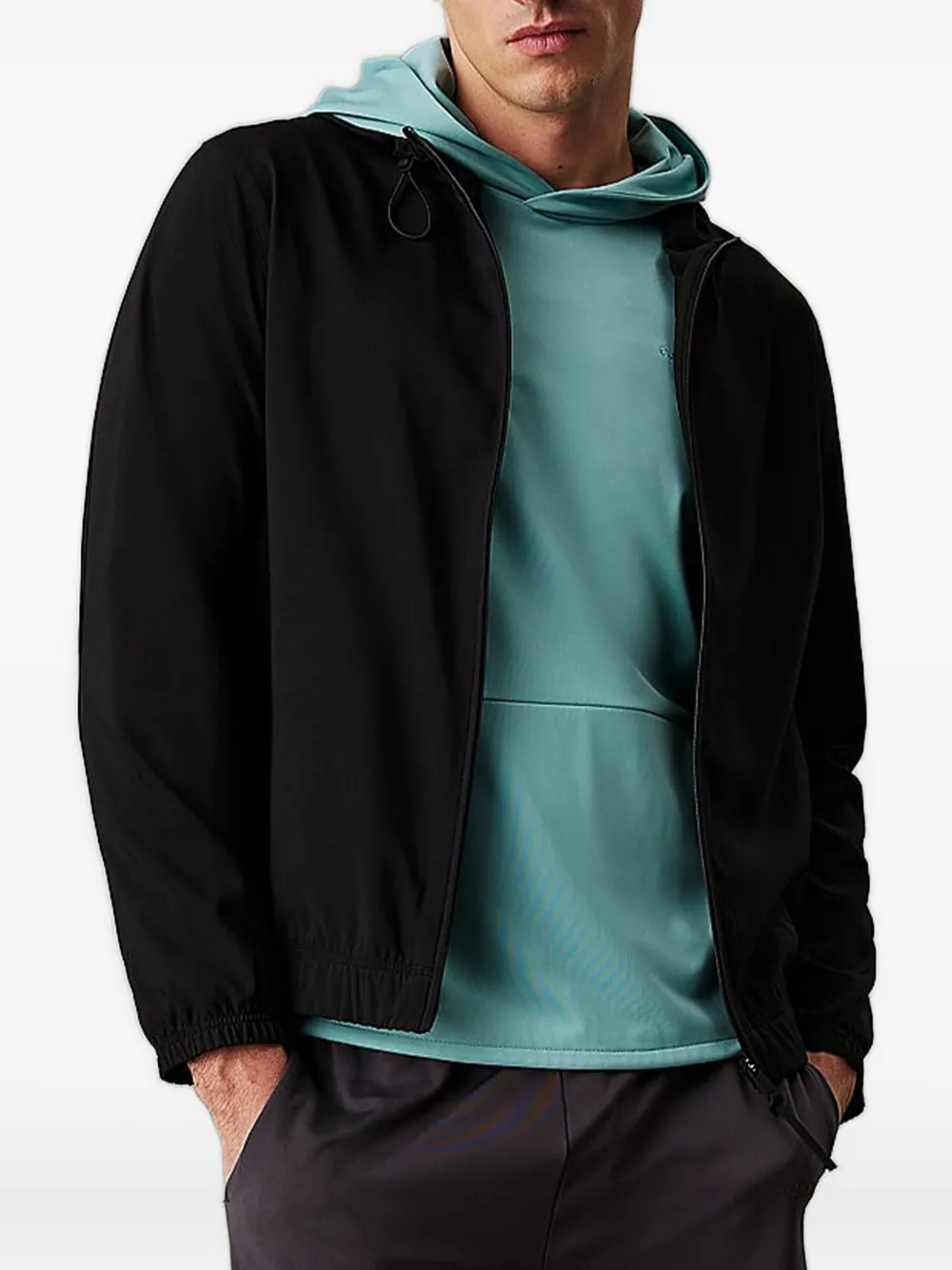 Calvin Klein Logo-tape Windbreaker Jacket