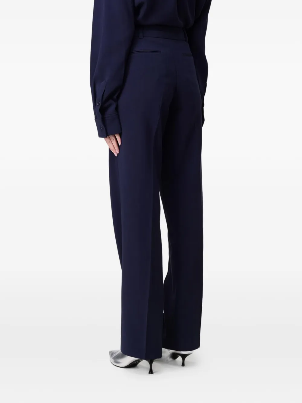 Michael Kors Broek met riemlussen - Blauw