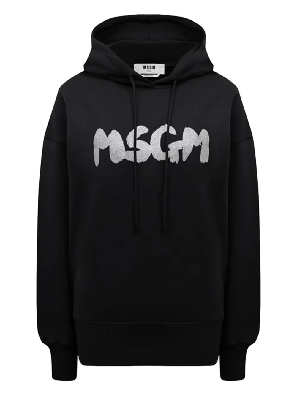Msgm Logo Cotton Hoodie