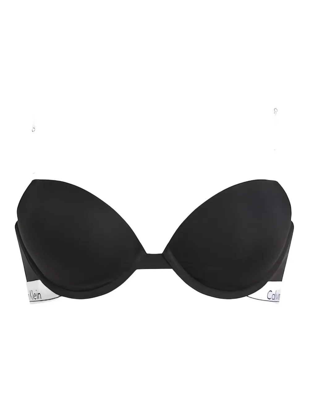 Calvin Klein Logo-detail Bra In Black