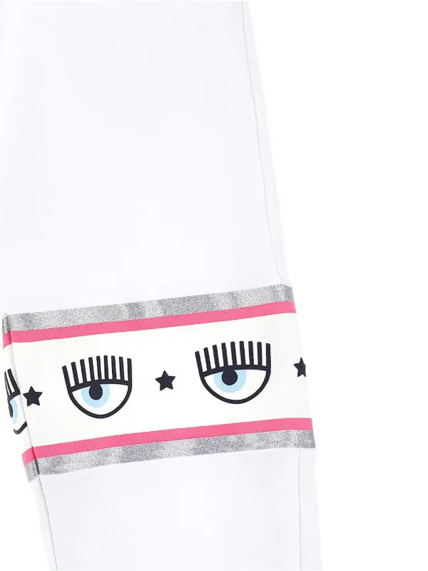 Chiara Ferragni Kids x Monnalisa Pantaloni Sportivi Maxilogomania