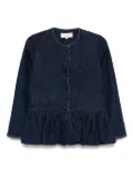 LIBEROWE denim peplum jacket - Blue