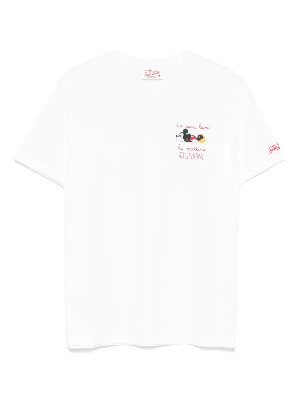 MC2 Saint Barth x Disney T-shirt met print Wit