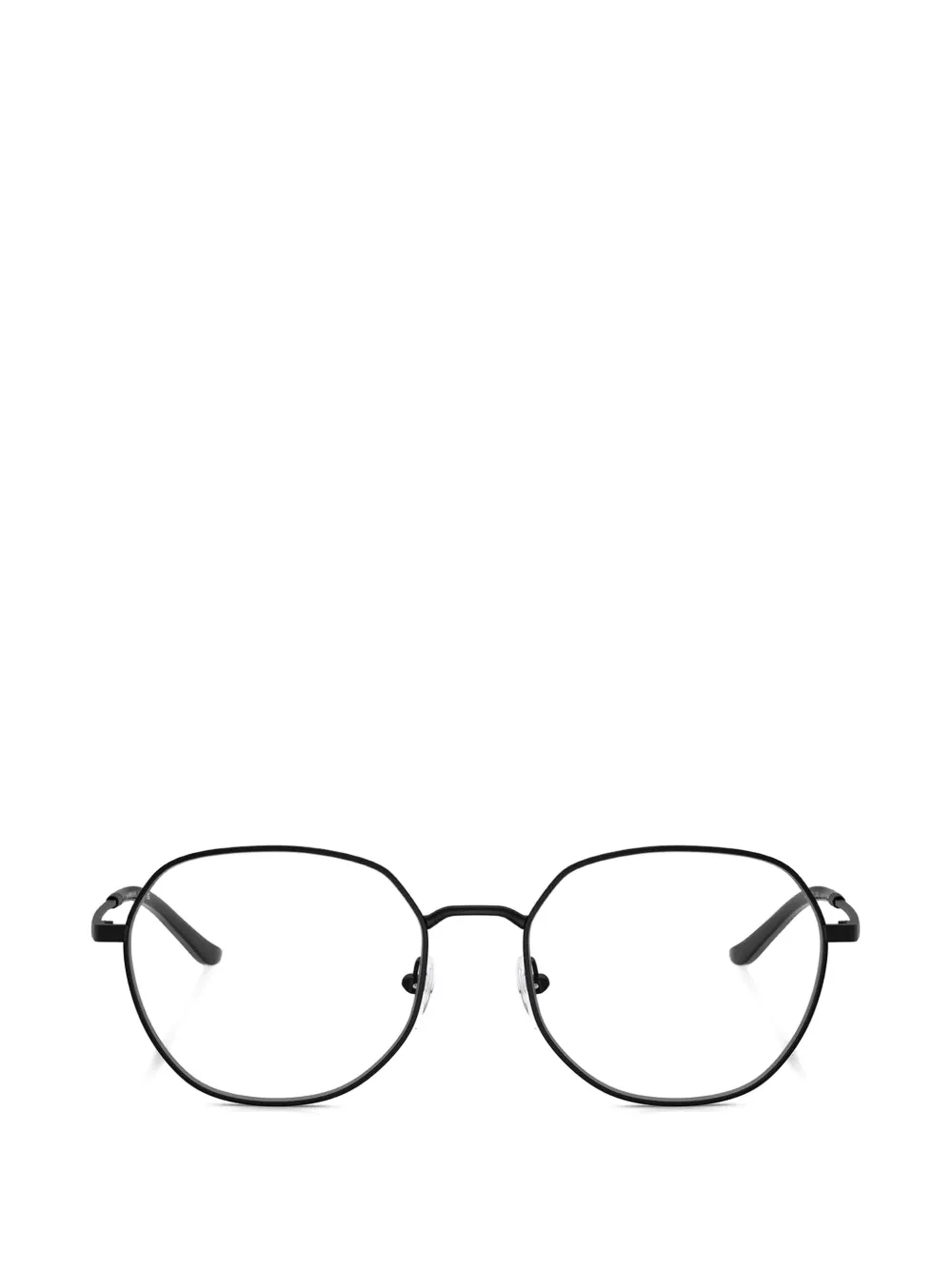 Emporio Armani round-frame glasses - Nero