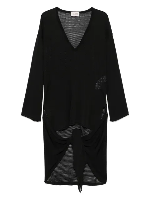 The Attico knotted mini dress