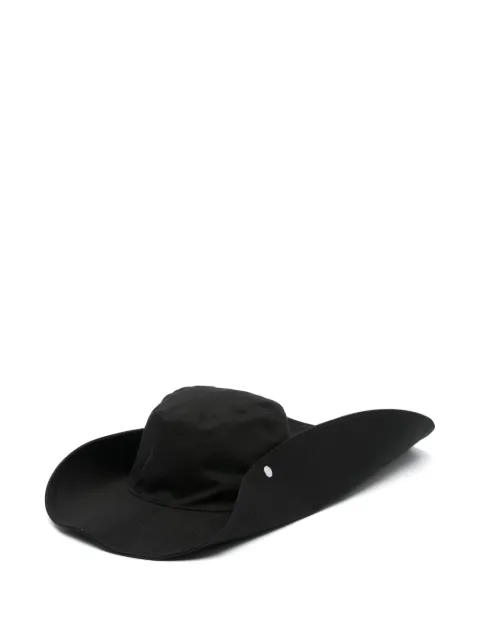 The Attico sombrero de verano con logo bordado