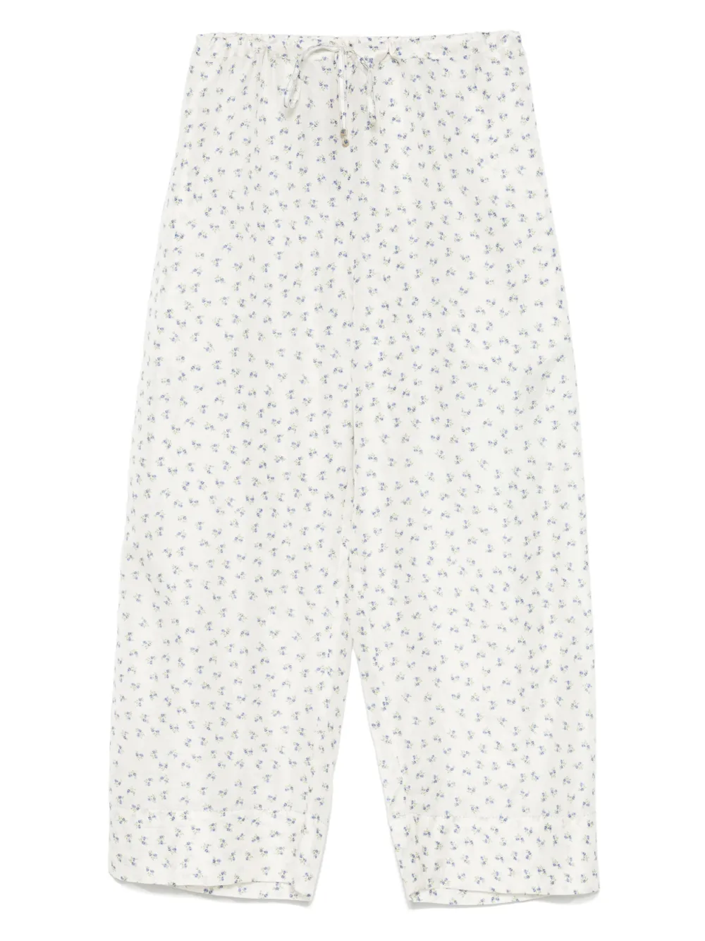 Pero wide-leg silk trousers | White | Image 1