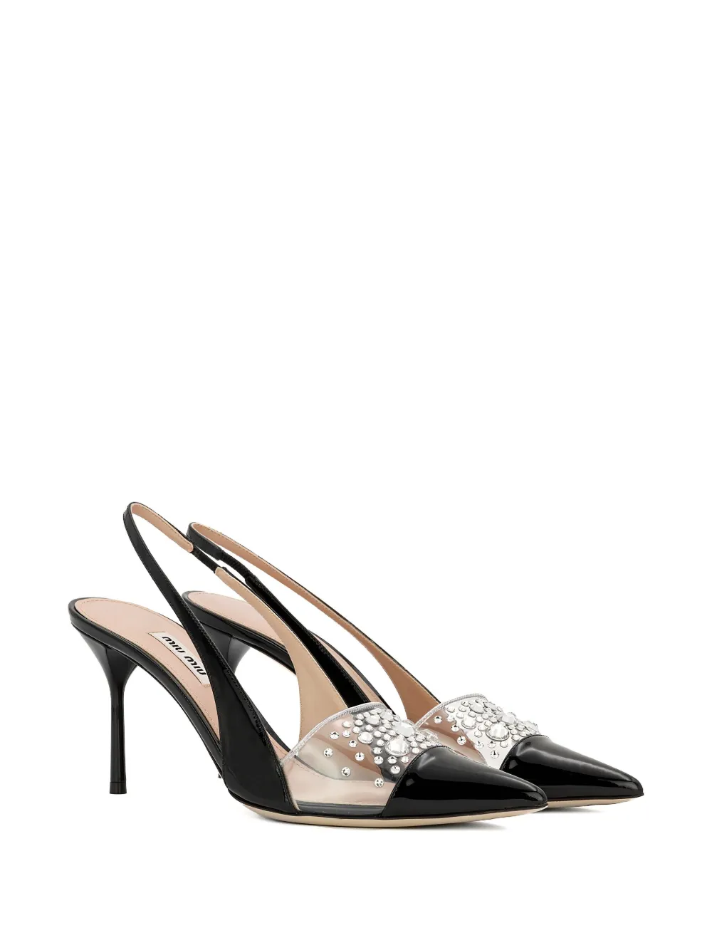 Miu Miu slingback pumps - Zwart