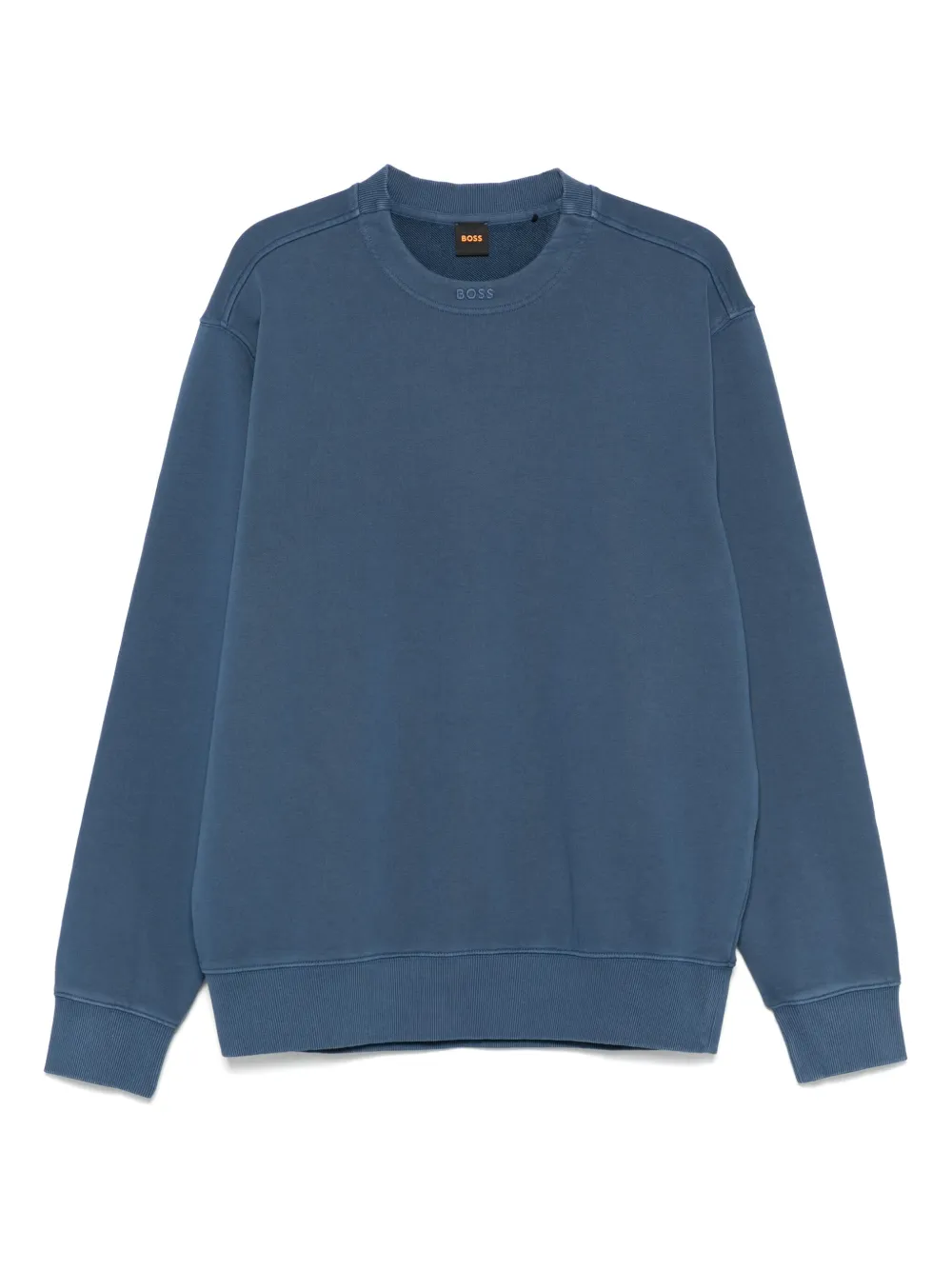 HUGO BOSS LOGO-EMBROIDERED SWEATSHIRT 