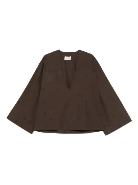 The Attico v-neck blouse