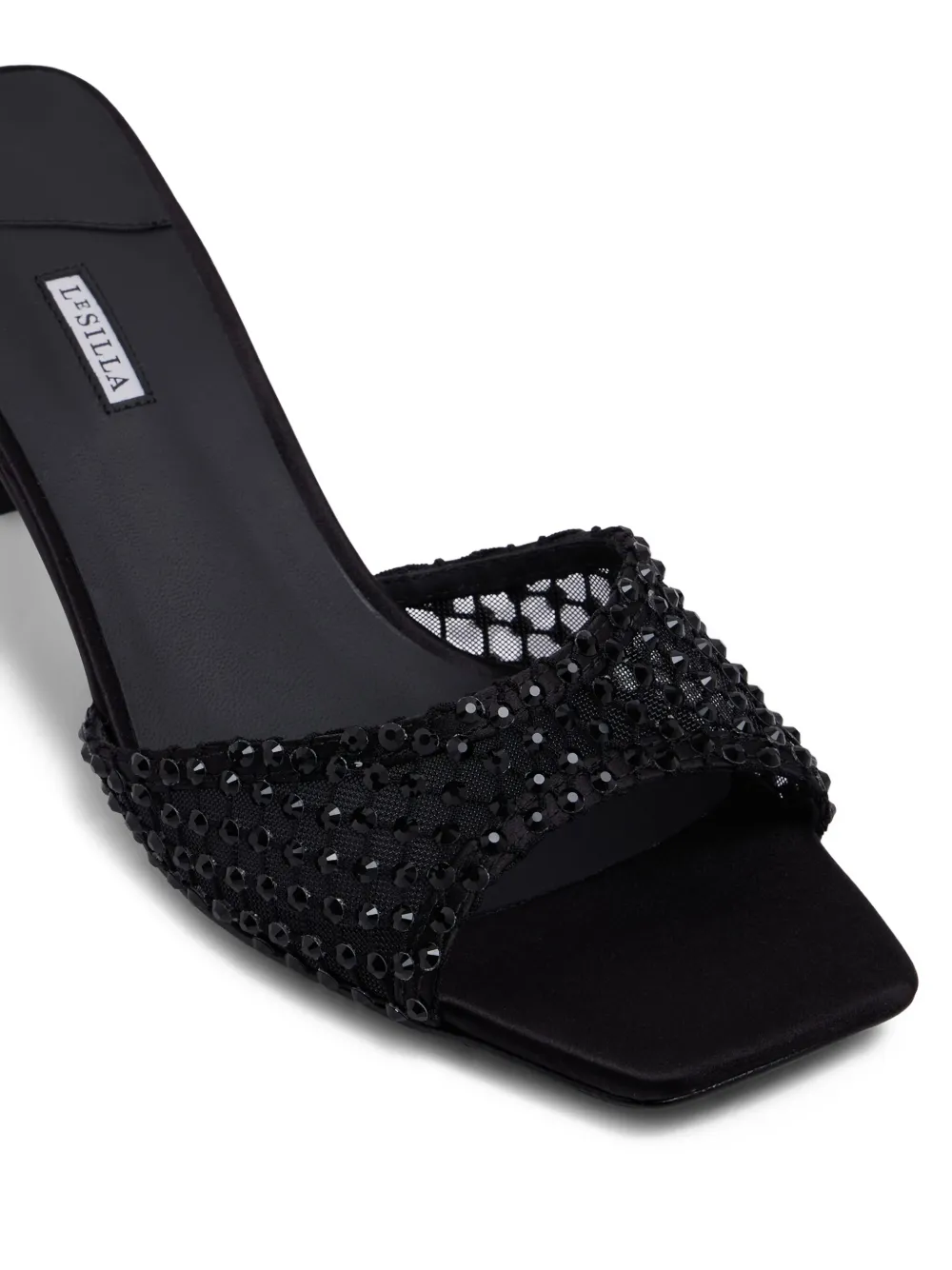 Le Silla 70mm Gilda mules Black