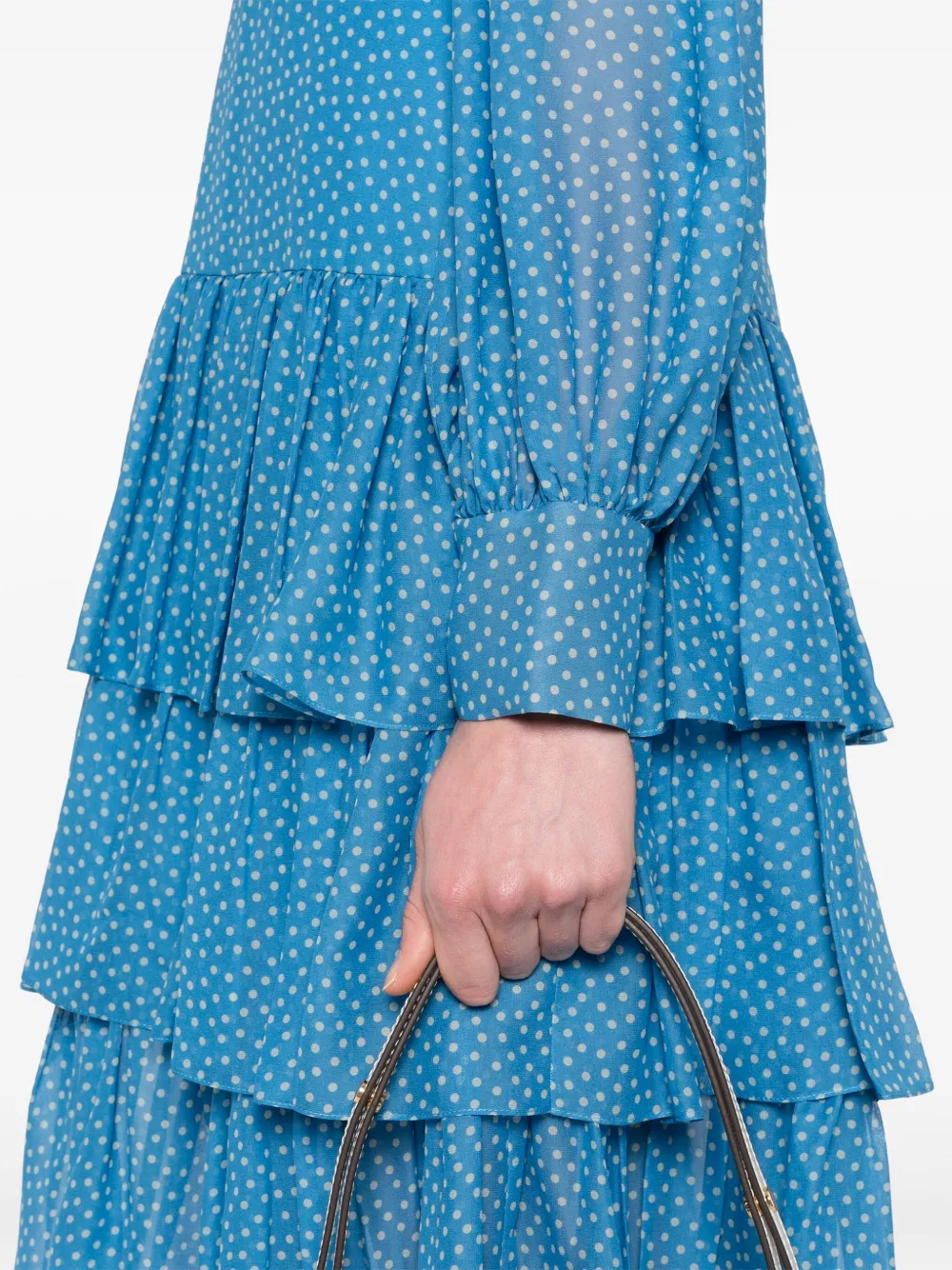 Valentino Garavani Zijden jurk Blauw