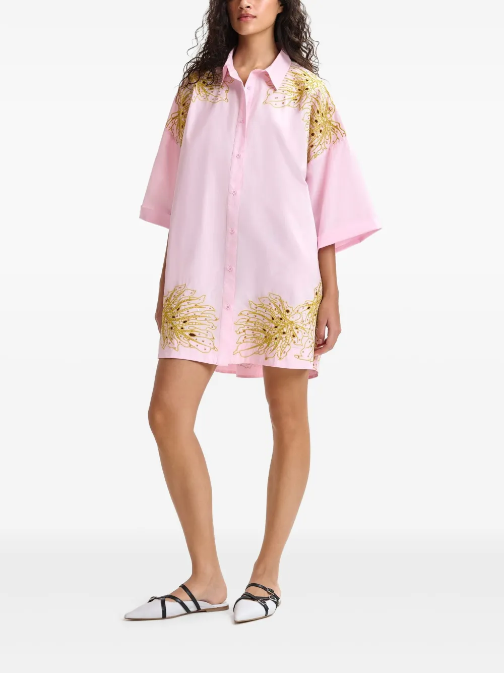 Essentiel Antwerp Hontana blousejurk - Roze
