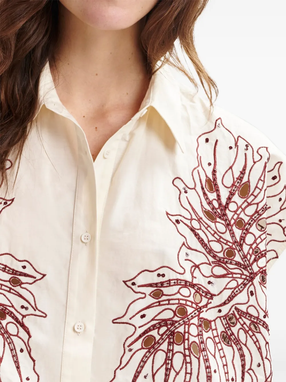 Essentiel Antwerp Hebraska blouse Beige