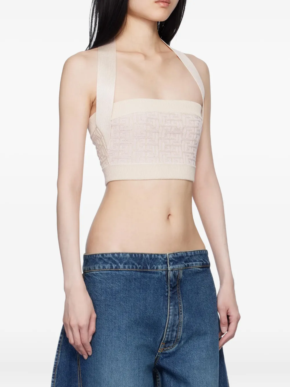 PB labyrinth-pattern top