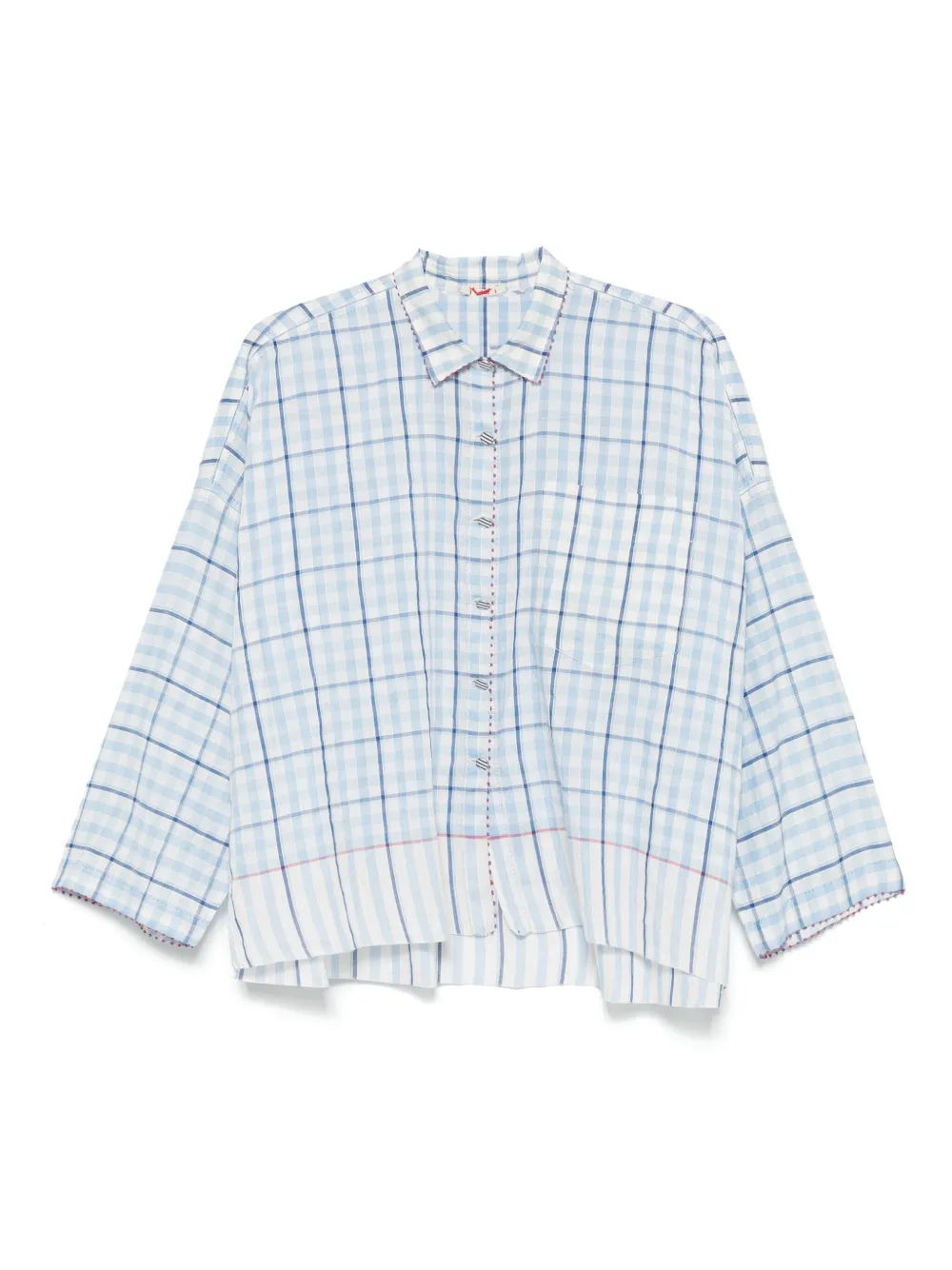 Pero gingham-pattern shirt | Blue | Image 1