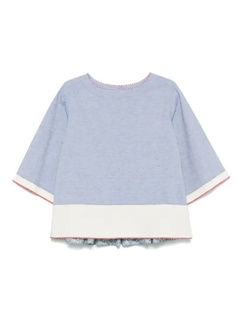 Pero boat-neck blouse