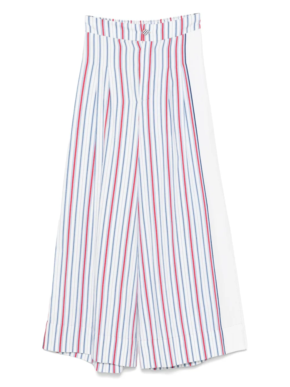 striped wide-leg trousers
