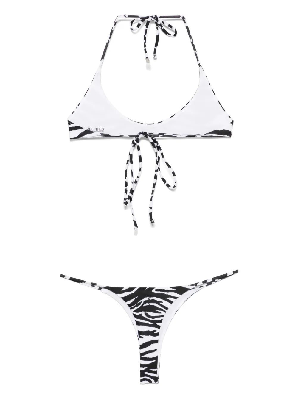 The Attico zebra-print bikini | Bikinis | Image 2