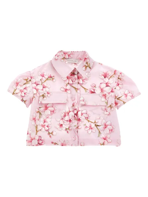 Monnalisa printed shirt