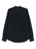 BOSS linen shirt - Blue