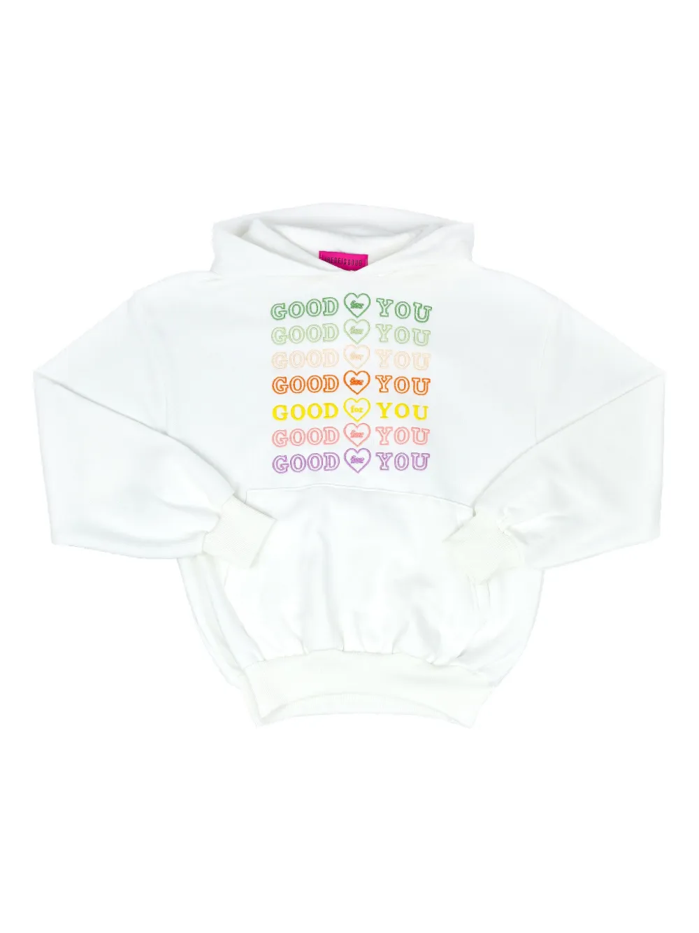 IRENEISGOOD Felpa in cotone con cappuccio | bianco | Image 1