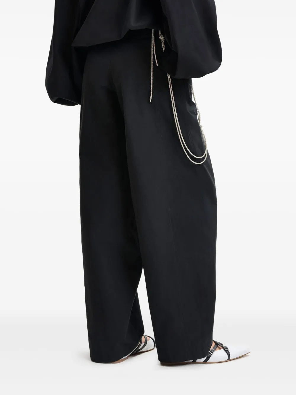 Essentiel Antwerp Hoek broek Zwart