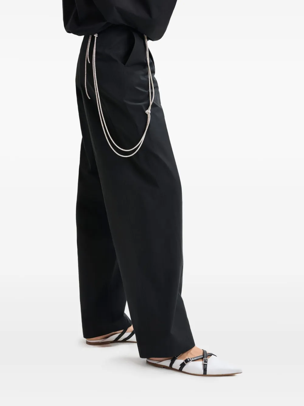 Essentiel Antwerp Hoek broek Zwart