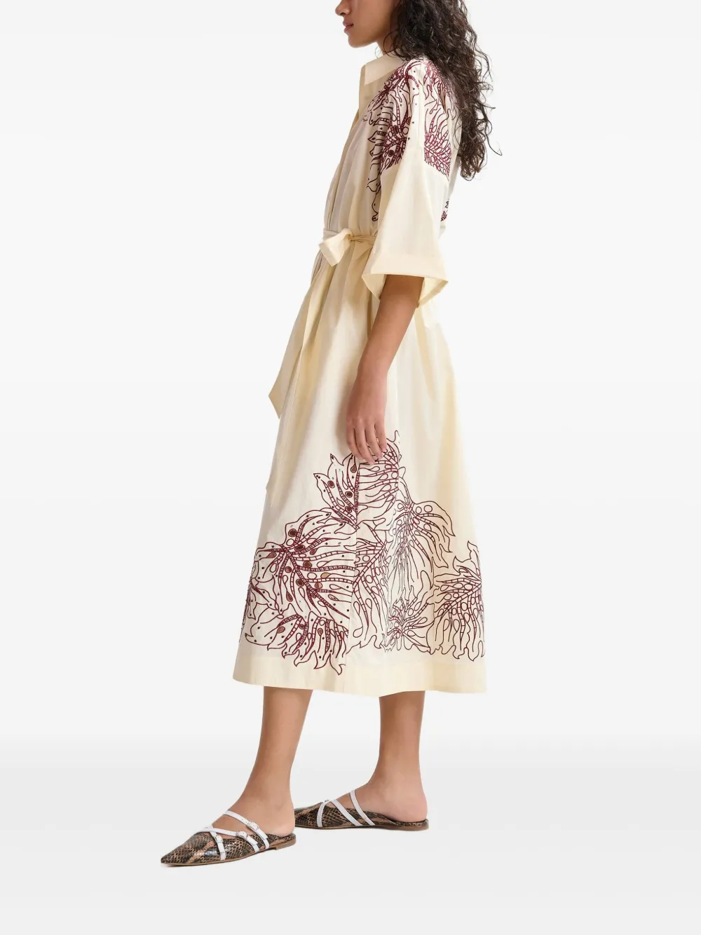 Essentiel Antwerp Hanchor blousejurk Beige