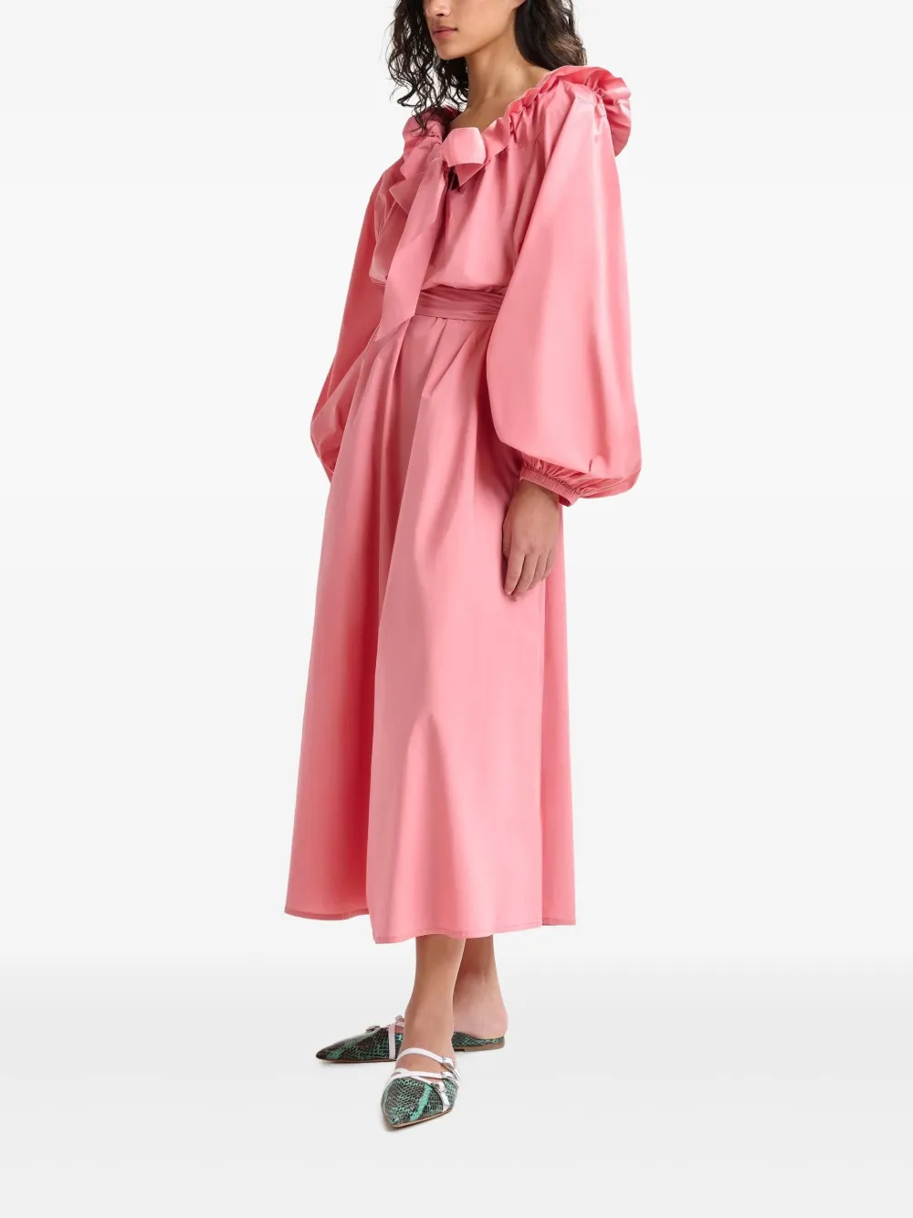 Essentiel Antwerp Hojito maxi-jurk Roze