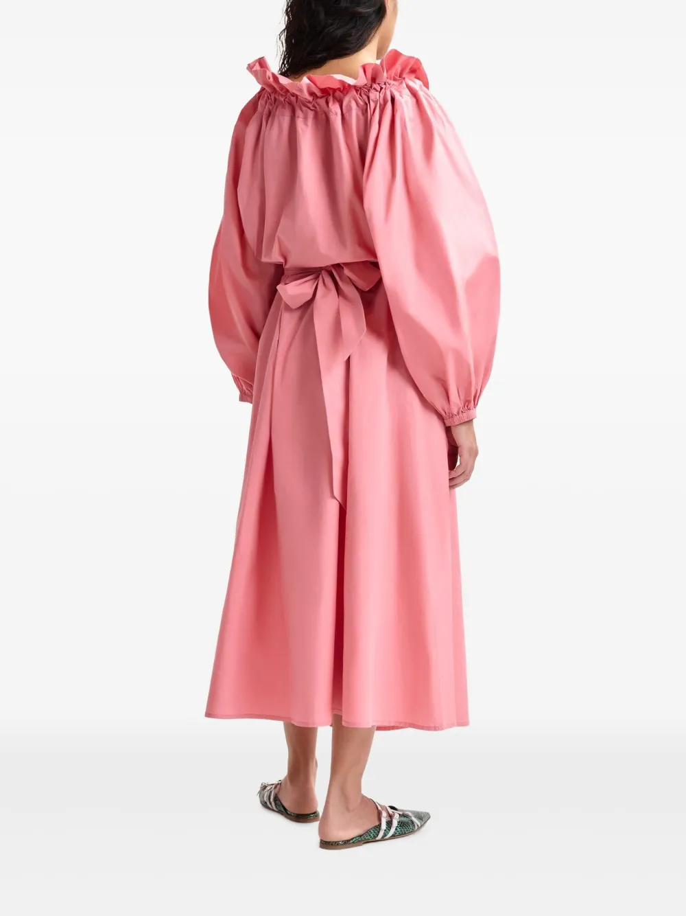 Essentiel Antwerp Hojito maxi-jurk Roze