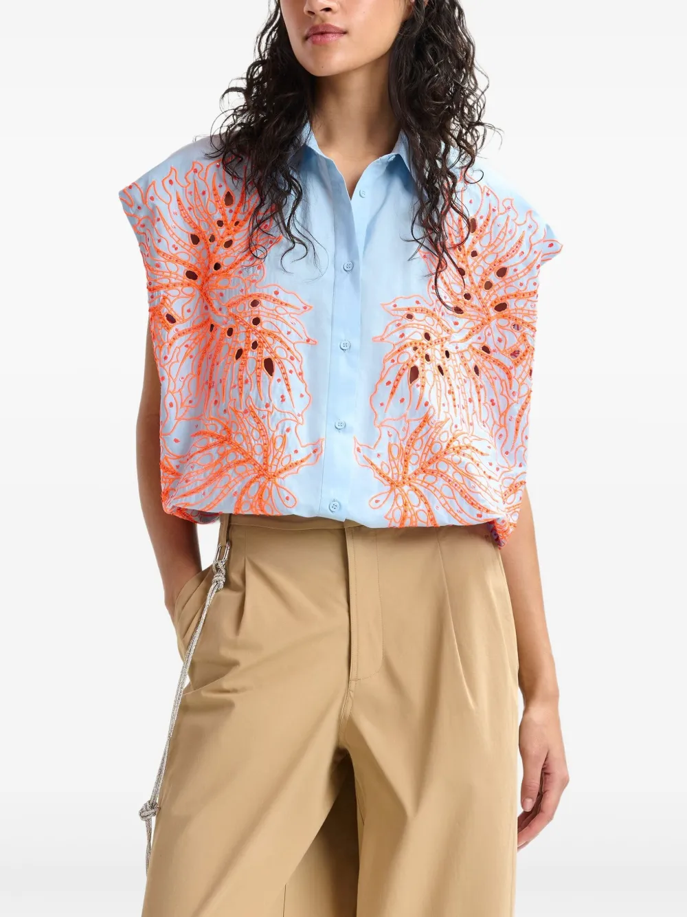 Essentiel Antwerp Hebraska blouse Blauw