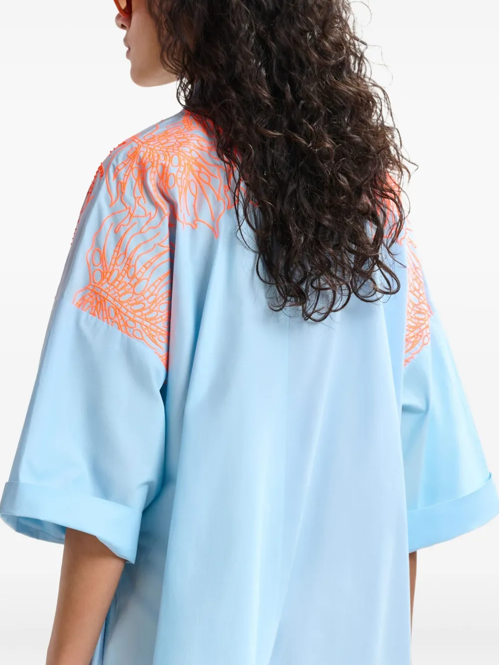 Essentiel Antwerp Hanchor blousejurk Blauw