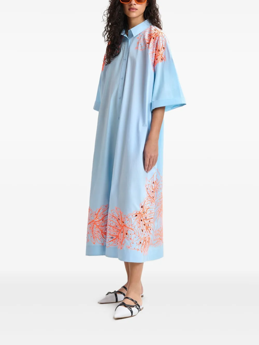 Essentiel Antwerp Hanchor blousejurk - Blauw