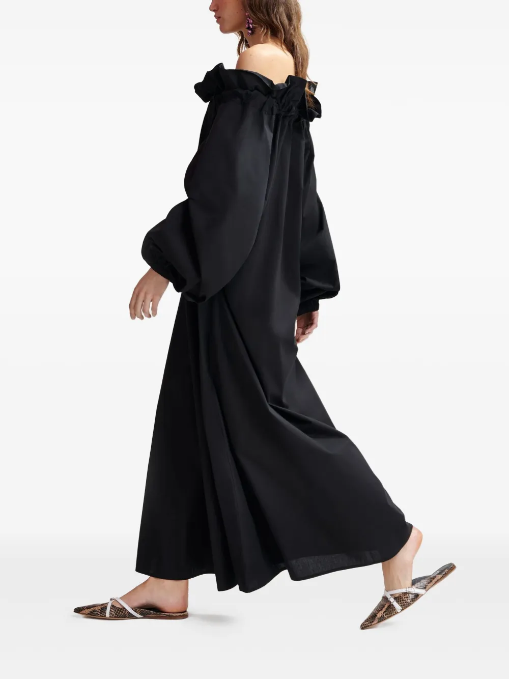 Essentiel Antwerp Hojito maxi-jurk Zwart