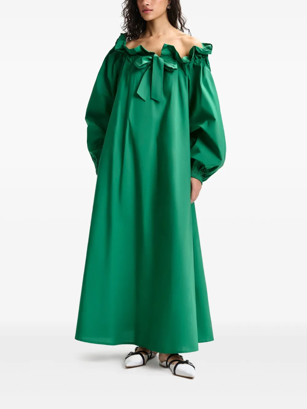 Essentiel Antwerp Hojito maxi-jurk - Groen