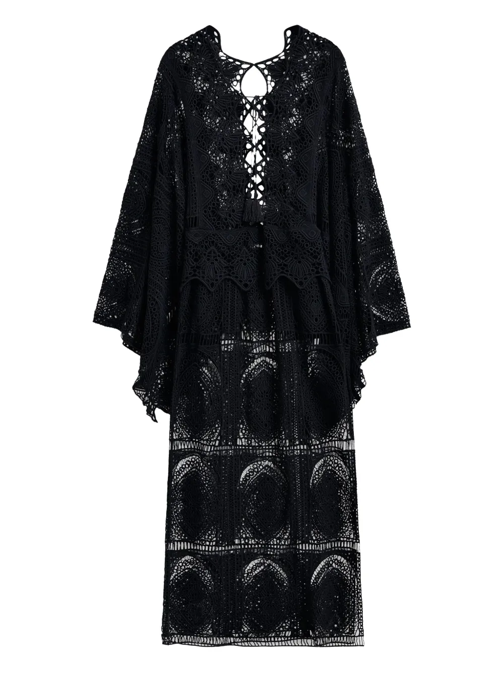 Essentiel Antwerp Hissouri maxi-jurk Zwart