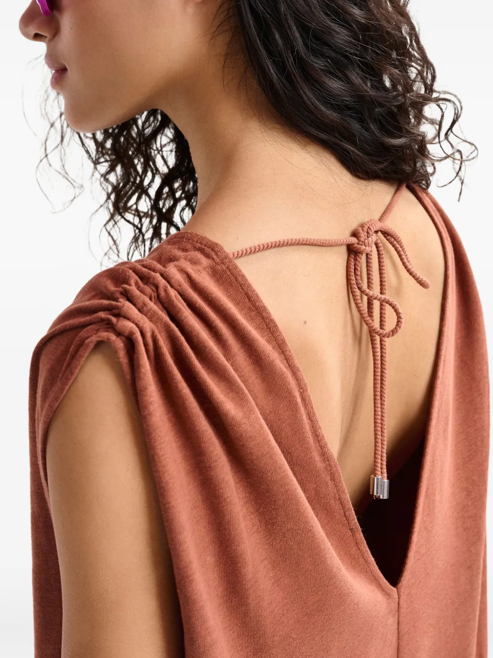 Essentiel Antwerp Haran maxi-jurk Bruin